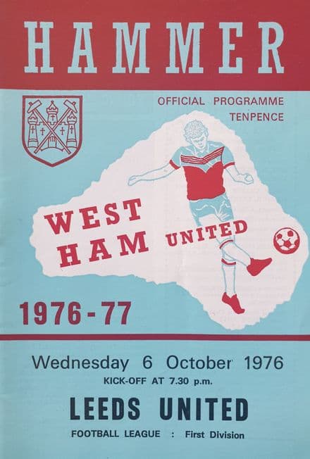 West Ham United v Leeds, Div 1 (1976, Oct 6th)