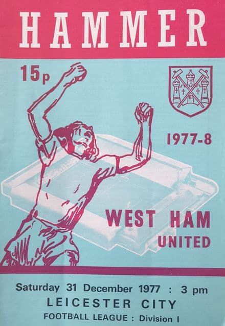 West Ham United v Leicester, Div 1 (1977, Dec 31st)