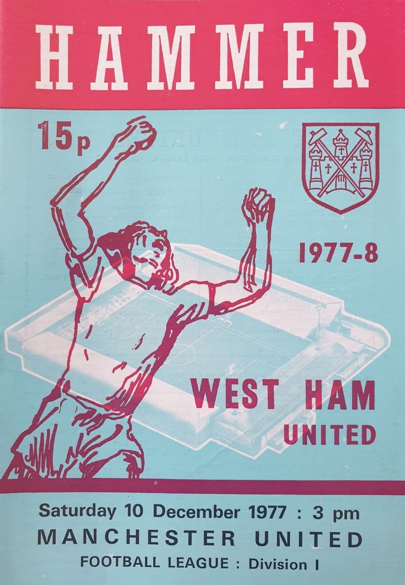 West Ham United v Manchester United, Div 1 (1977, Dec 10th)