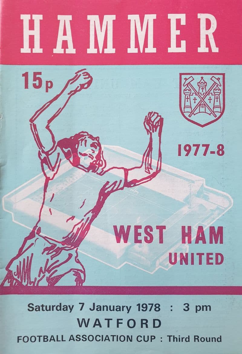 West Ham United v Watford, FA Cup (1978, Jan 7th)