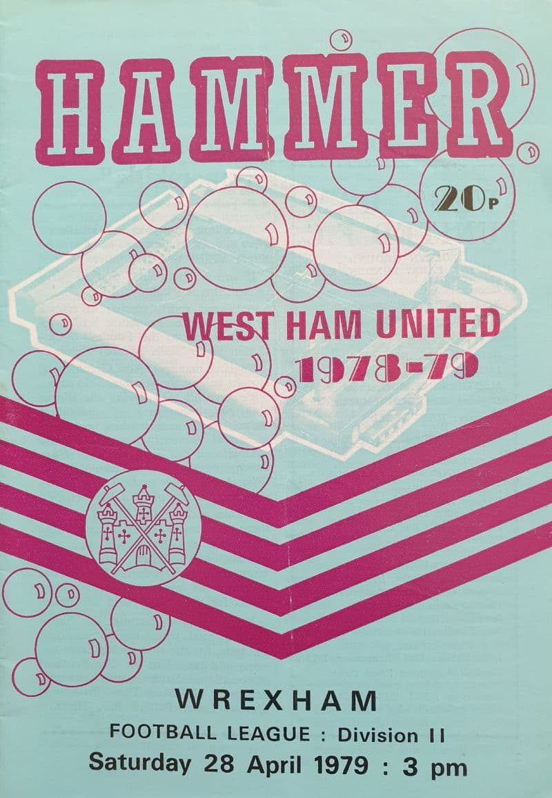 West Ham United v Wrexham, Div 2 (1979, Apr 28th)