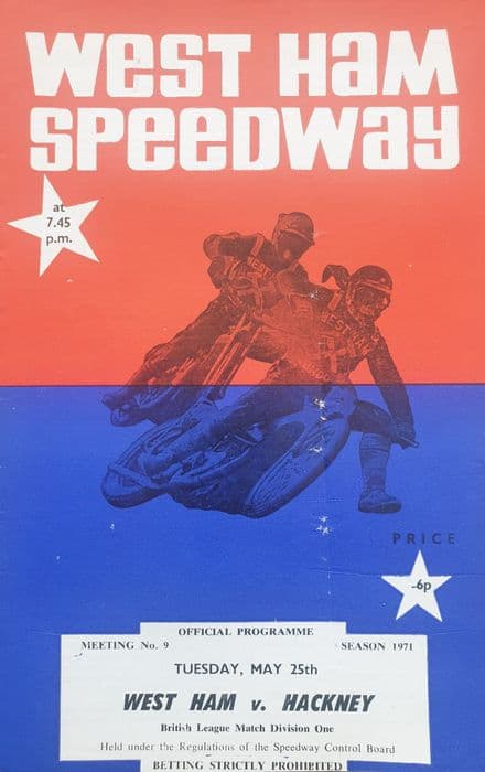 West Ham v Hackney (1971, May 25th)