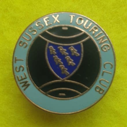 West Sussex Touring Club Enamel Pin Badge