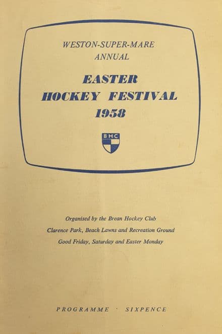 Western-Super-Mare Easter Hockey Festival (1958, Apr)
