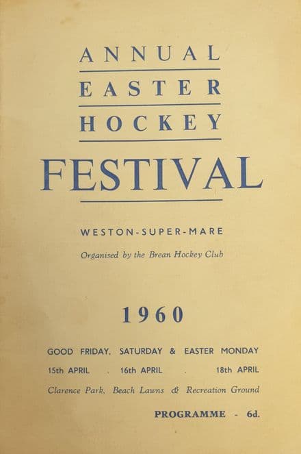 Western-Super-Mare Easter Hockey Festival (1960, Apr)