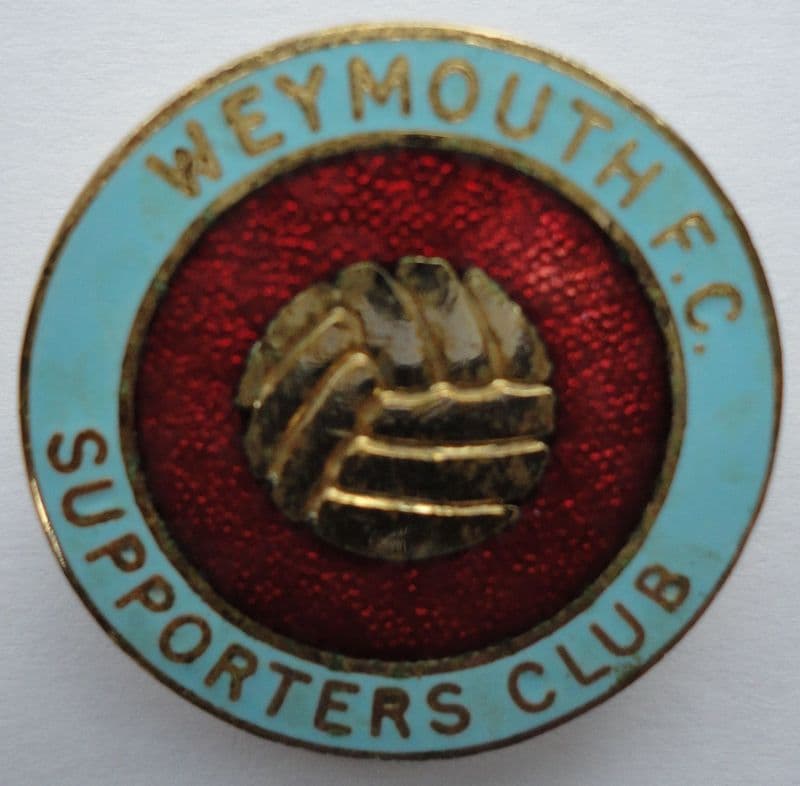 Weymouth FC Supporters Club Pin Badge