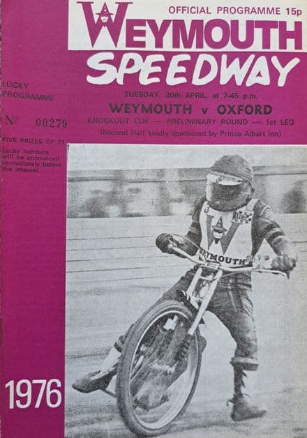 Weymouth v Oxford (1976, Apr 20th)