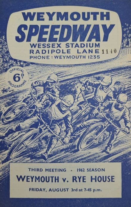 Weymouth v Rye House (1962, Aug 3rd)