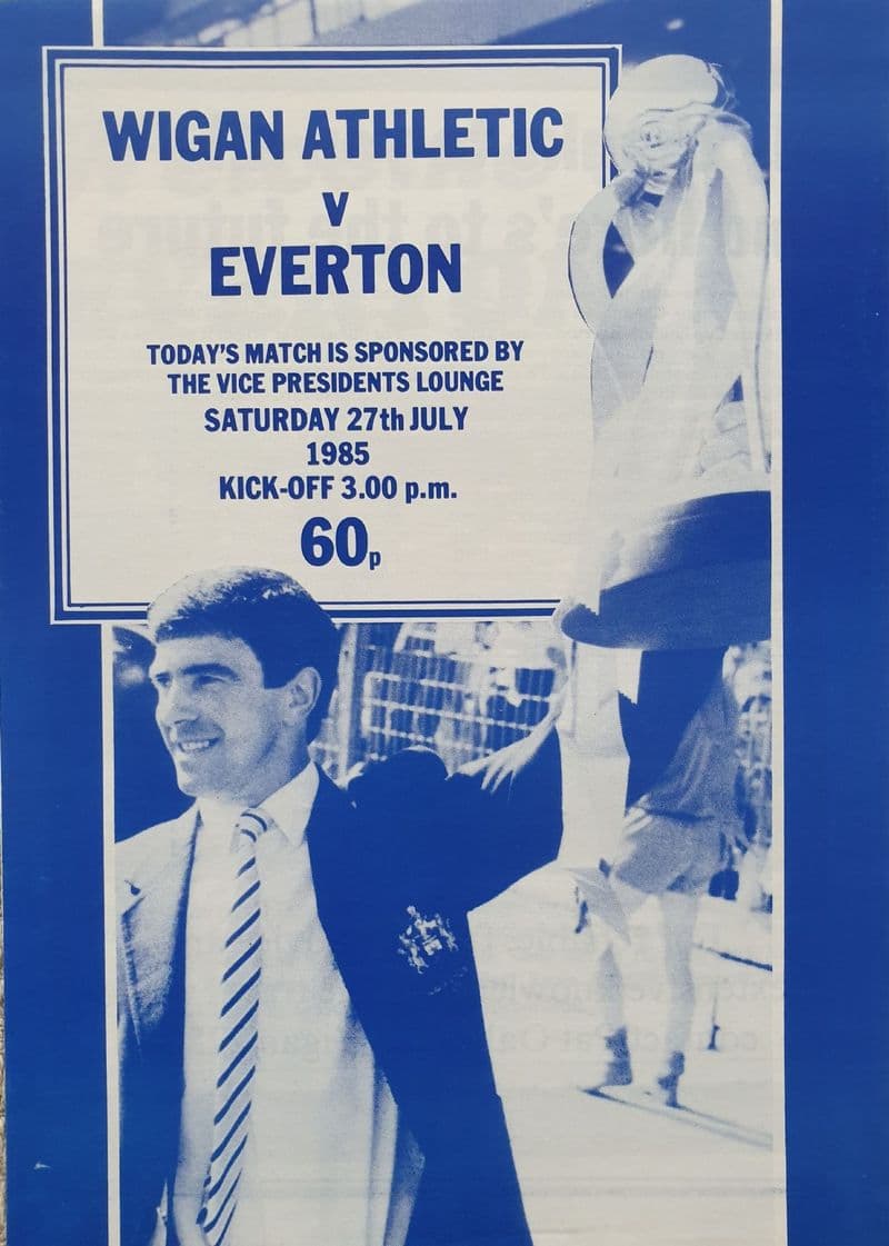 Wigan Athletic v Everton, Friendly (1985, Jul 27th)