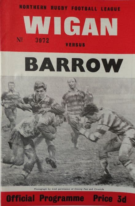 Wigan v Barrow (1965, Feb 6th)
