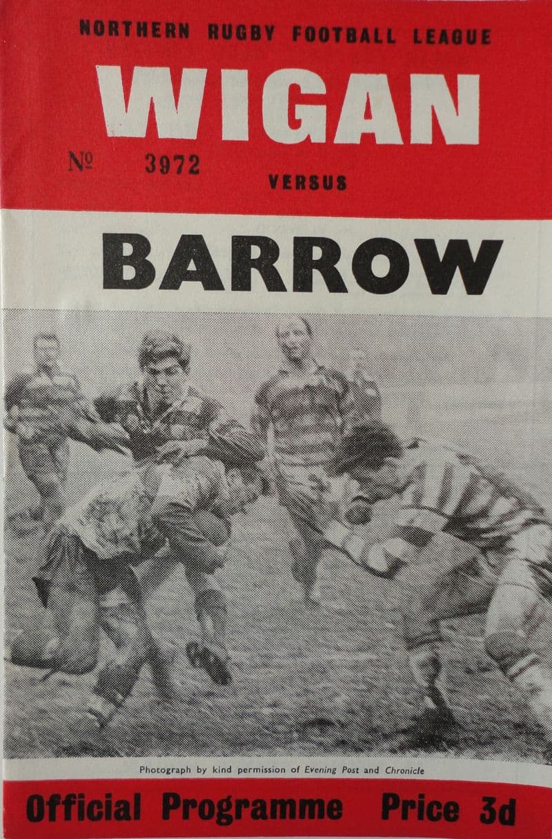 Wigan v Barrow (1965, Feb 6th)