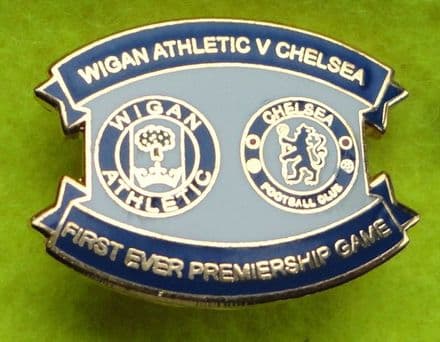 Wigan v Chelsea (2005, August) Enamel Pin Badge