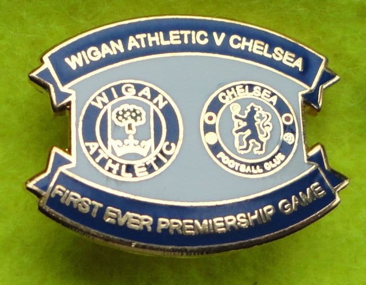 Wigan v Chelsea (2005, August) Enamel Pin Badge