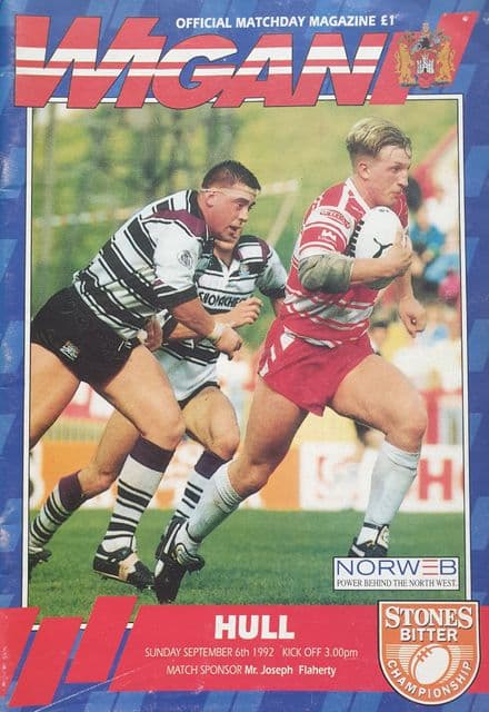 Wigan v Hull (1992, Sep 6th)