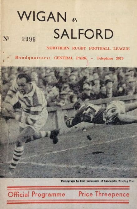 Wigan v Salford (1960, Apr 18th)