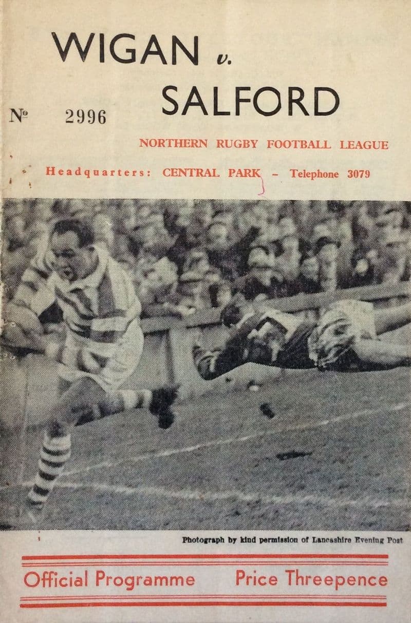 Wigan v Salford (1960, Apr 18th)