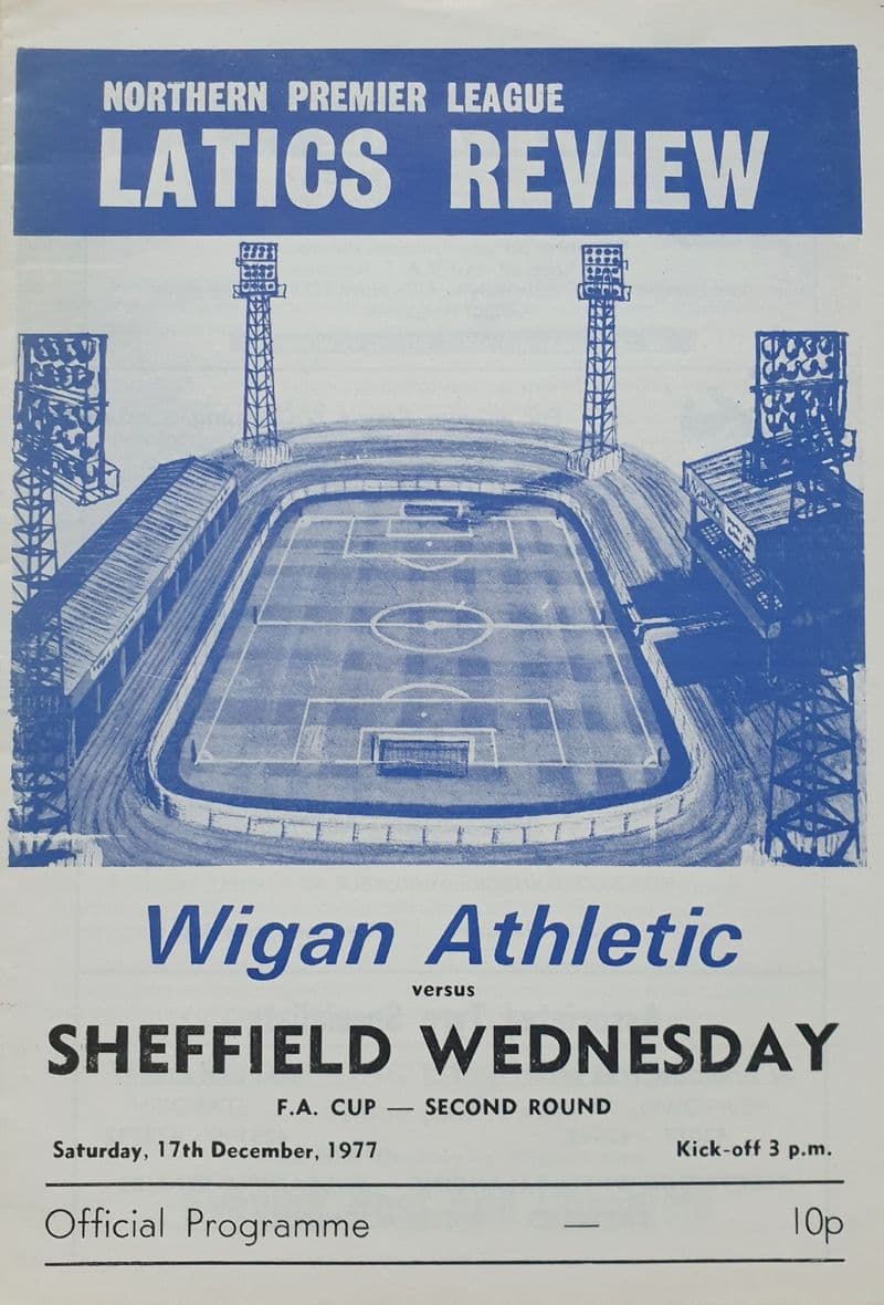 Wigan v Sheffield Wednesday, FA Cup 2nd Rnd (1977, Dec 17th)