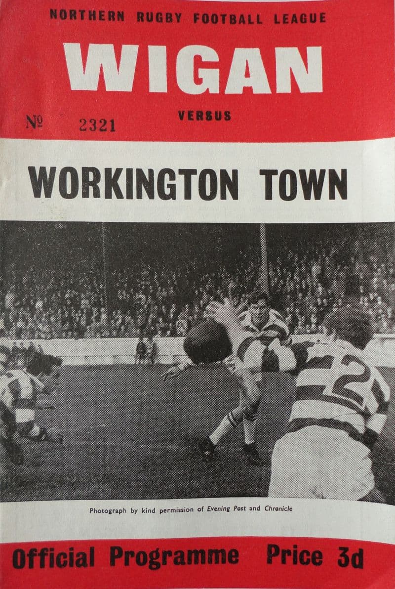 Wigan v Workington Town (1964, December 12th)