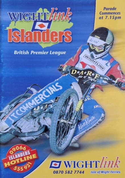 Wightlink Islanders v Exeter Falcons (2001, May 15th)