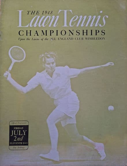 Wimbledon Championships Programme (1948, Jul 2nd, Day 11)