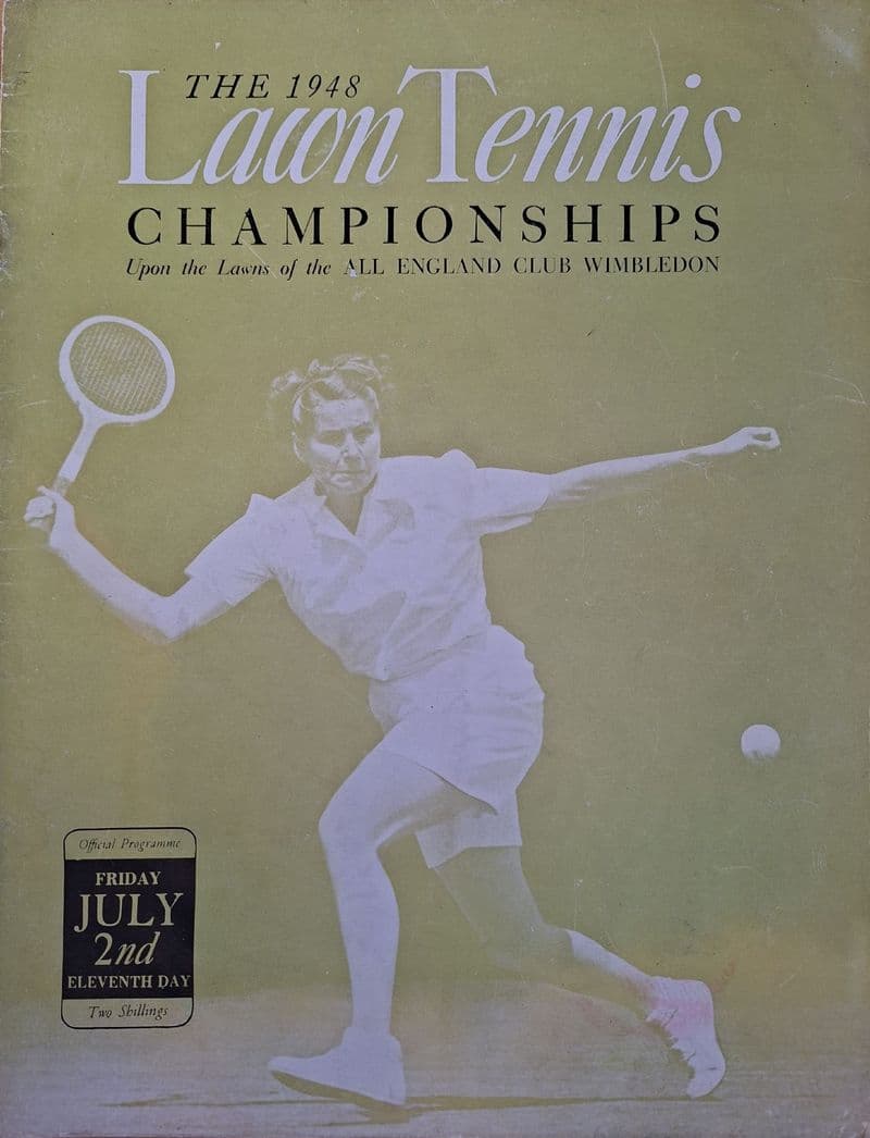 Wimbledon Championships Programme (1948, Jul 2nd, Day 11)