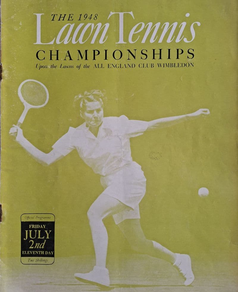 Wimbledon Championships Programme (1948, Jul 2nd, Day 11)