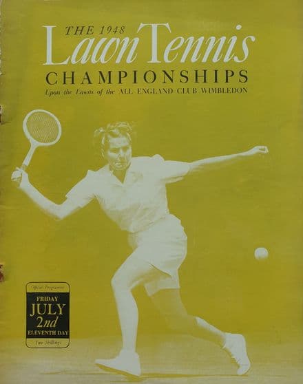 Wimbledon Championships Programme (1948, Jul 2nd, Day 11)