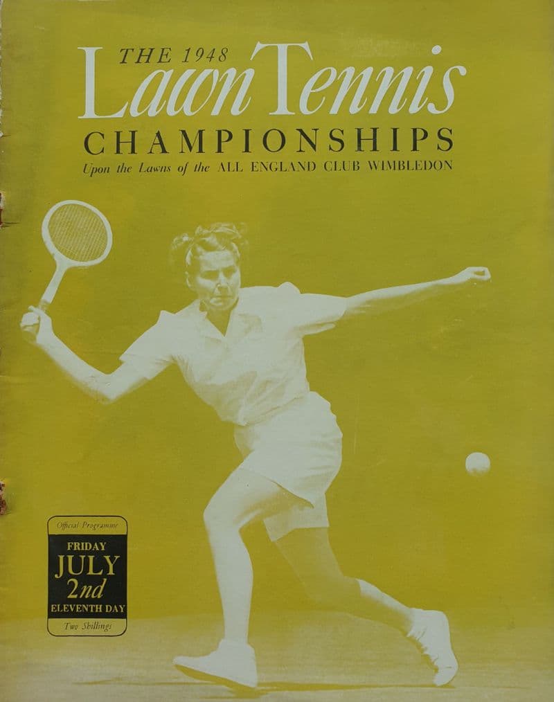 Wimbledon Championships Programme (1948, Jul 2nd, Day 11)