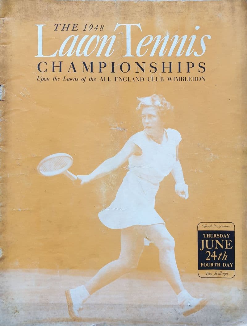 Wimbledon Championships Programme (1948, Jun 24th, Day 4)