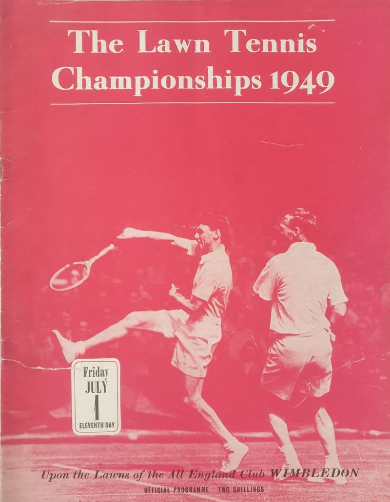 Wimbledon Championships Programme (1949, Jul 1st, Day 11)