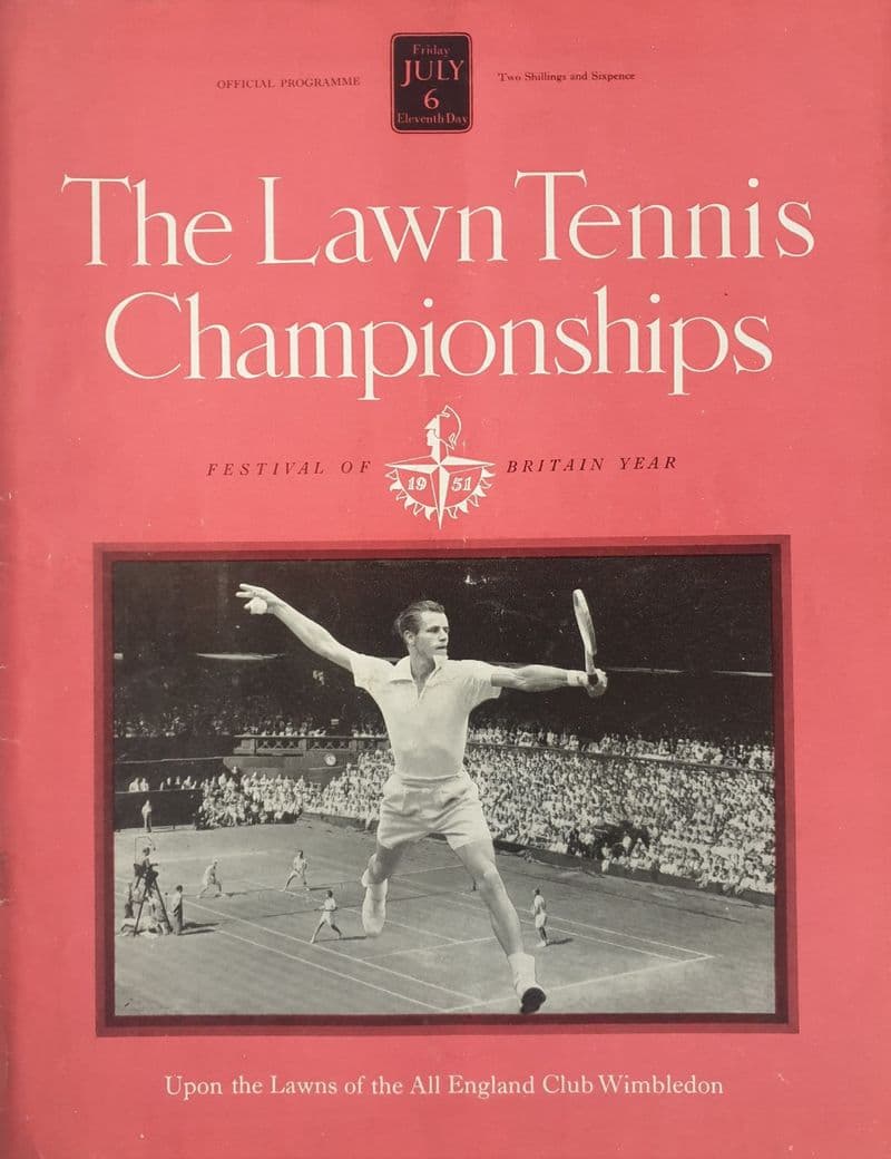 Wimbledon Championships Programme (1951, Jul 6th, Day 11)