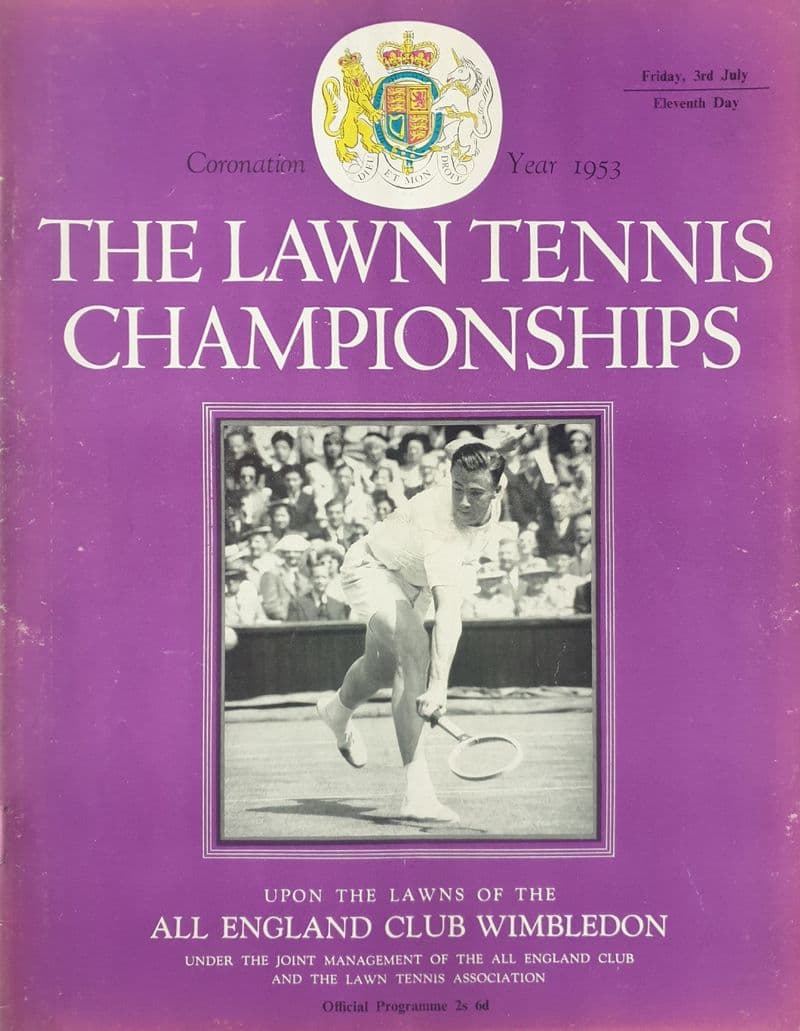 Wimbledon Championships Programme (1953, Jul 3rd, Day 11)