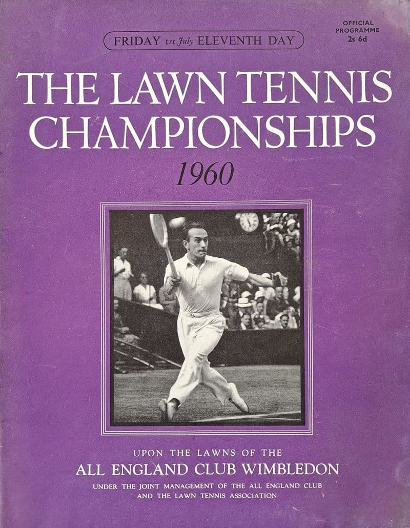 Wimbledon Championships Programme (1960, Jul 1st, Day 11)