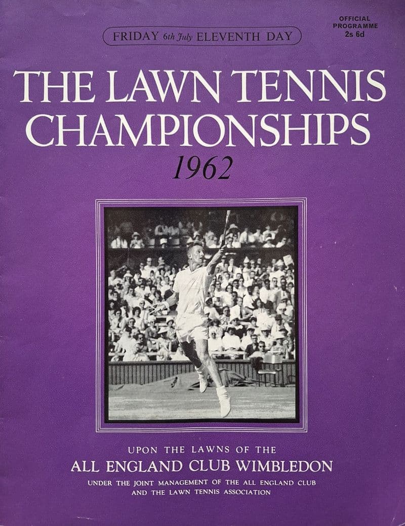 Wimbledon Championships Programme (1962, Jul 6th, Day 11)