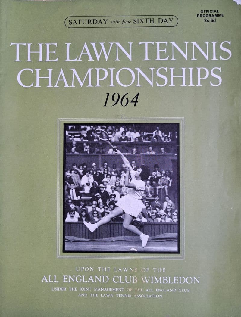 Wimbledon Championships Programme (1964, Jun 27th, Day 6)