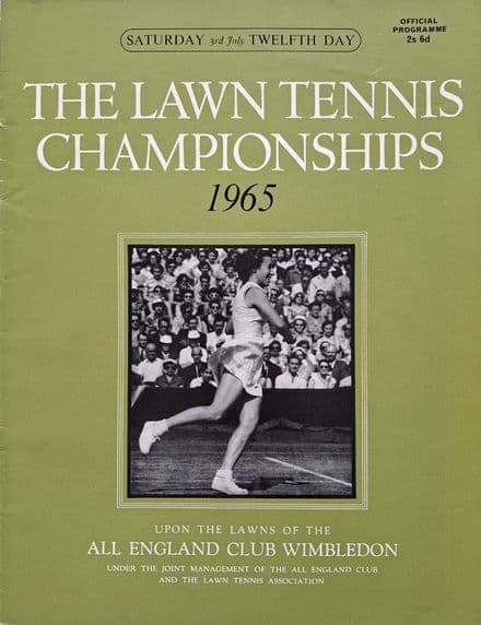 Wimbledon Championships Programme (1965, Jul 3rd, Final Day)