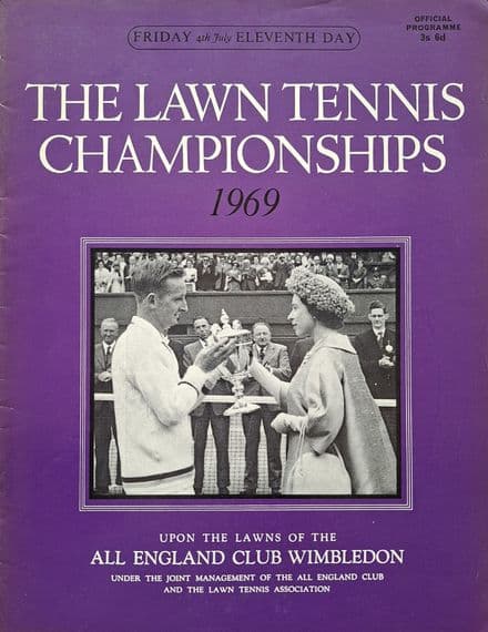 Wimbledon Championships Programme (1969, Jul 4th, Day 11)