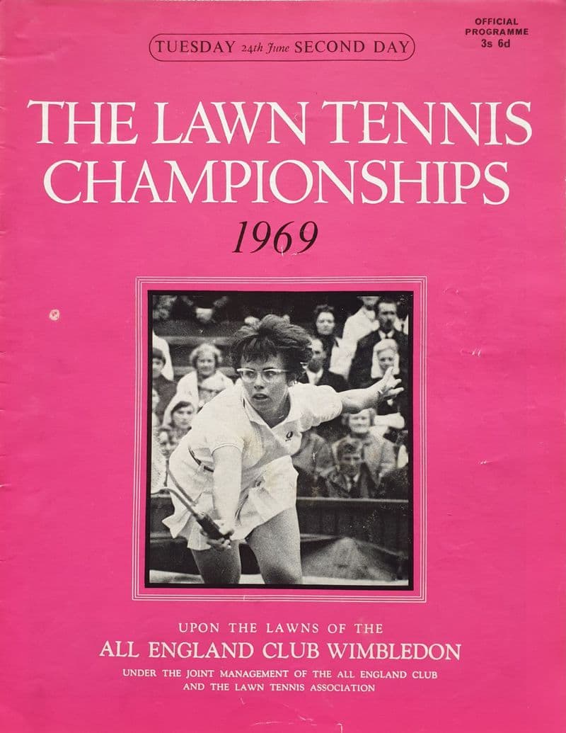Wimbledon Championships Programme (1969, Jun 24th, Day 2)