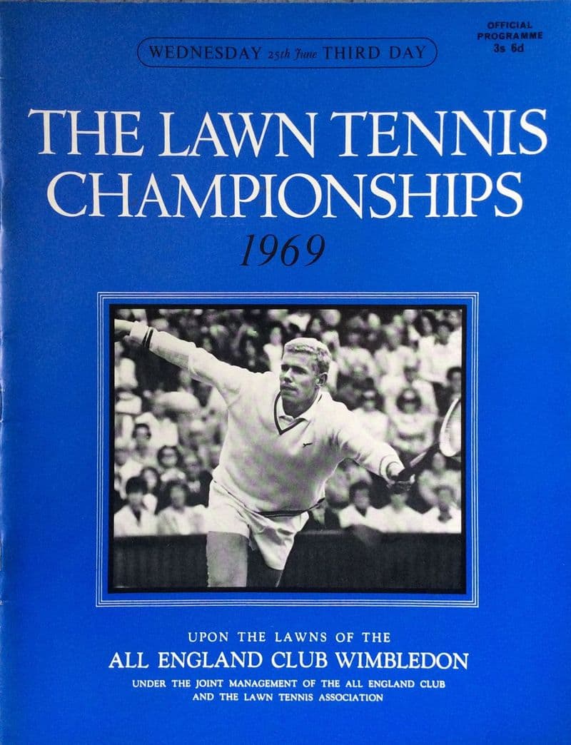 Wimbledon Championships Programme (1969, Jun 25th, Day 3)