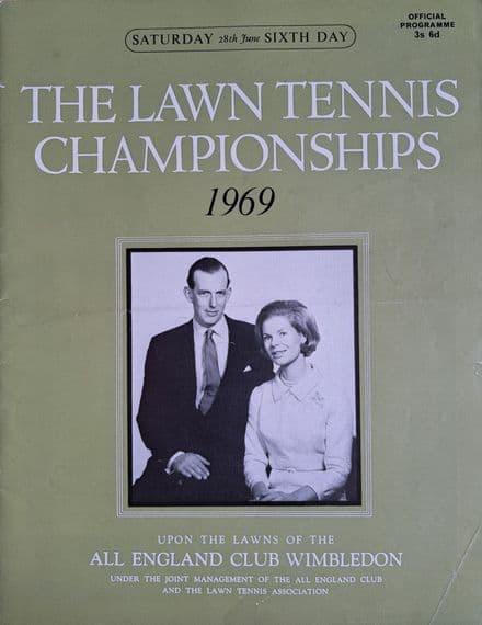Wimbledon Championships Programme (1969, Jun 28th, Day 6)