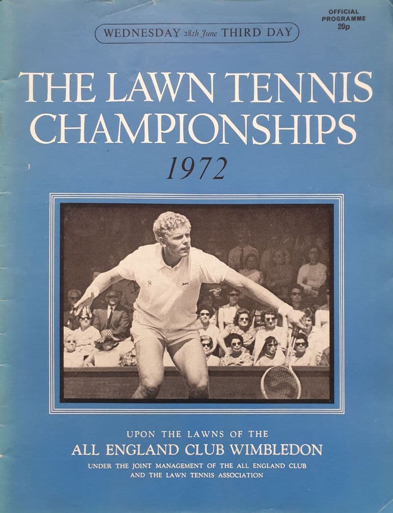 Wimbledon Championships Programme (1972, Jun 28th, Day 3)