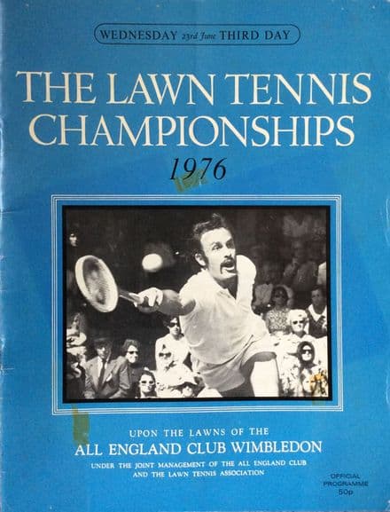 Wimbledon Championships Programme (1976, Jun 23rd, Day 3)