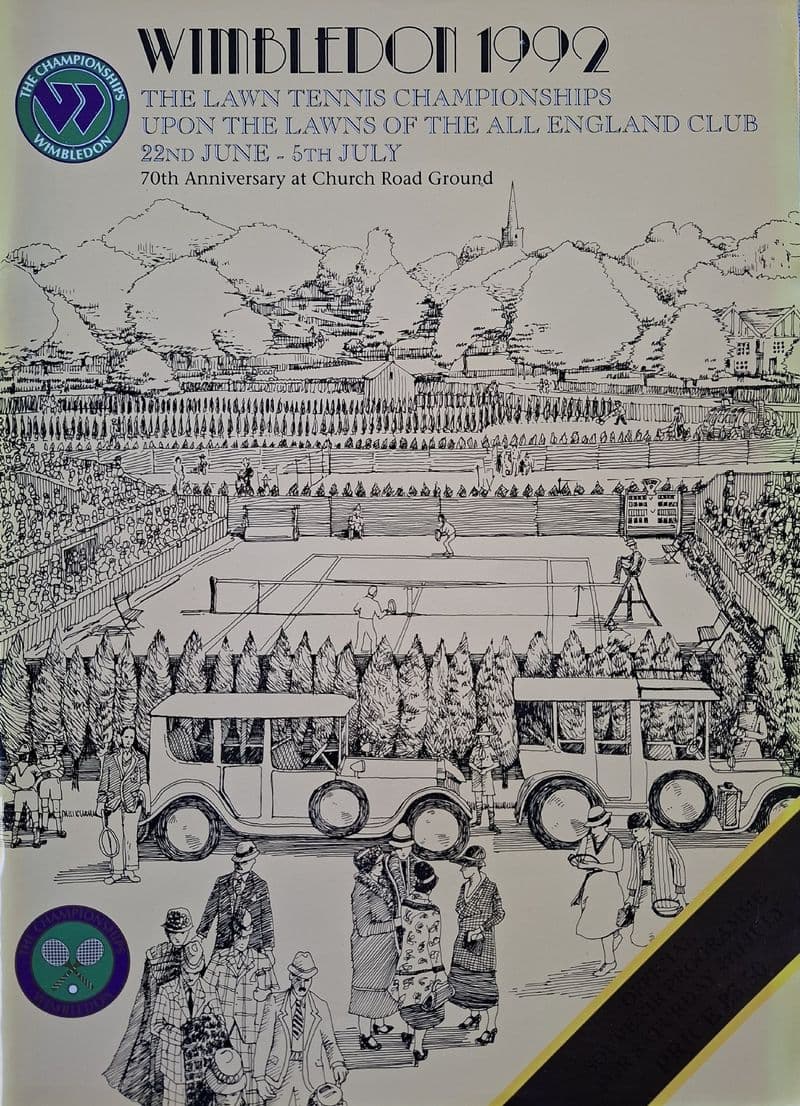 Wimbledon Championships Programme (1992, Jul 4th, Day 12)