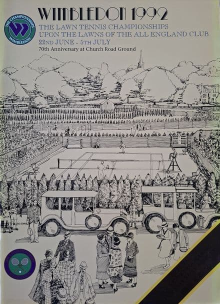 Wimbledon Championships Programme (1992, Jul 4th, Day 12)