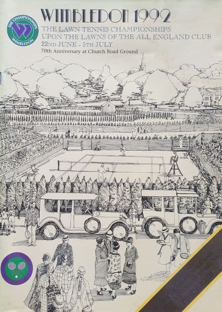 Wimbledon Championships Programme (1992, Jun 27th, Day 7)