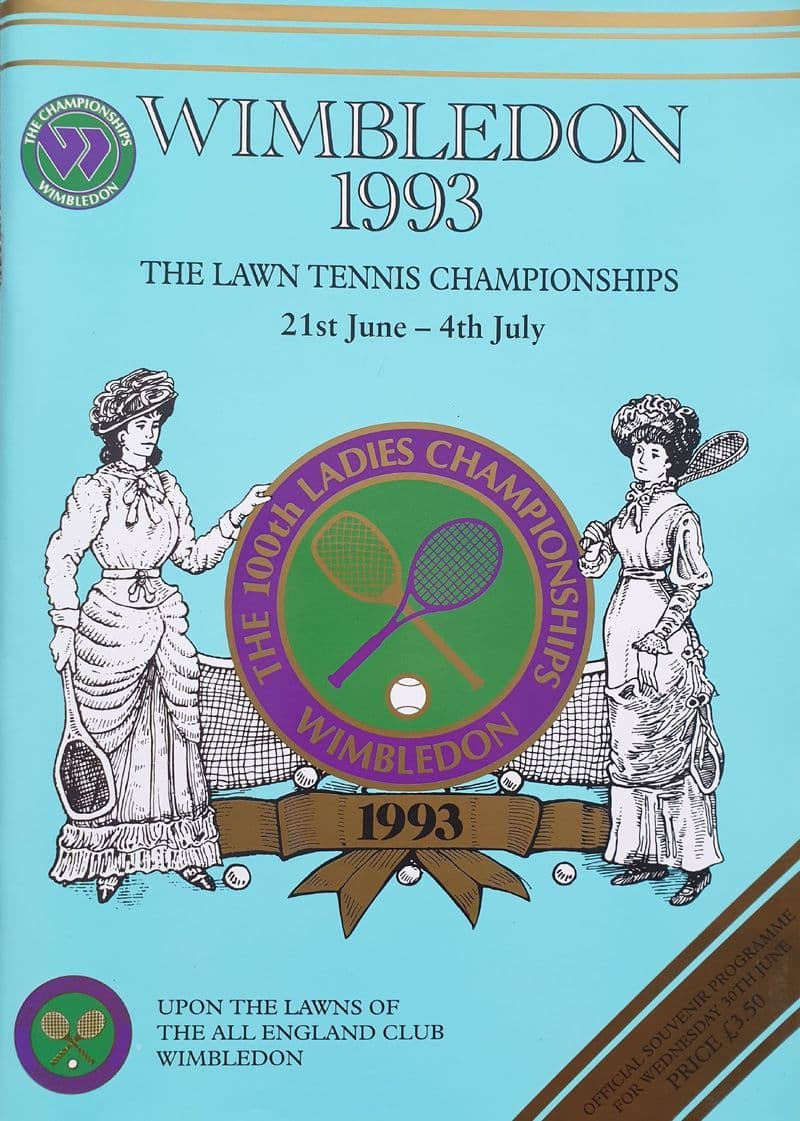 Wimbledon Championships Programme (1993, Jun 30th,  Day 10)