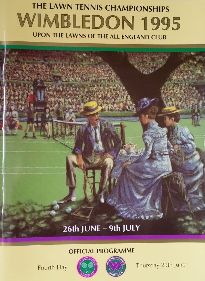 Wimbledon Championships Programme (1995, Jun 29th,  Day 4)