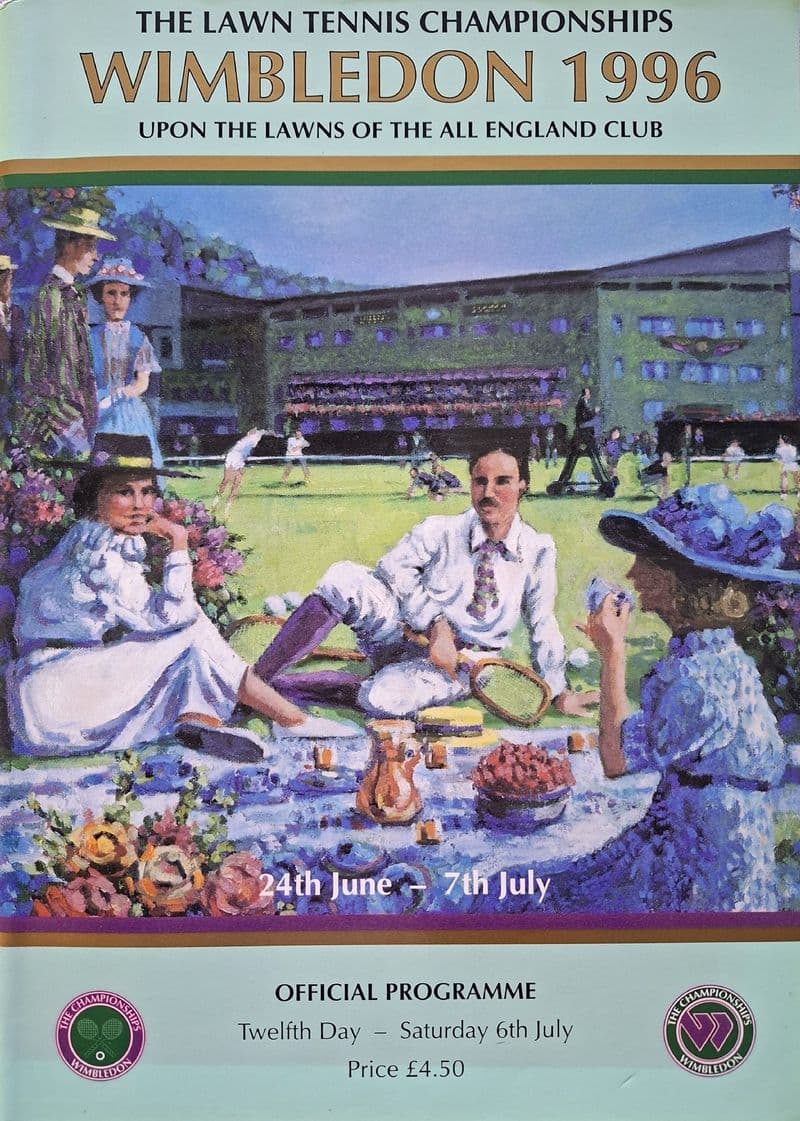Wimbledon Championships Programme (1996, July 6th, Day 12)