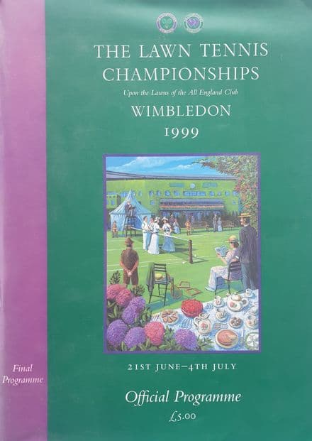 Wimbledon Championships Programme (1999, Final Programme)