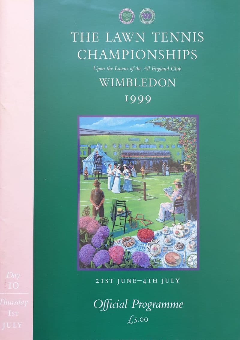 Wimbledon Championships Programme (1999, Jul 1st, Day 10)
